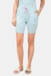 Amante Sleep Shorts - Blue Bow Print — thumbnail 1